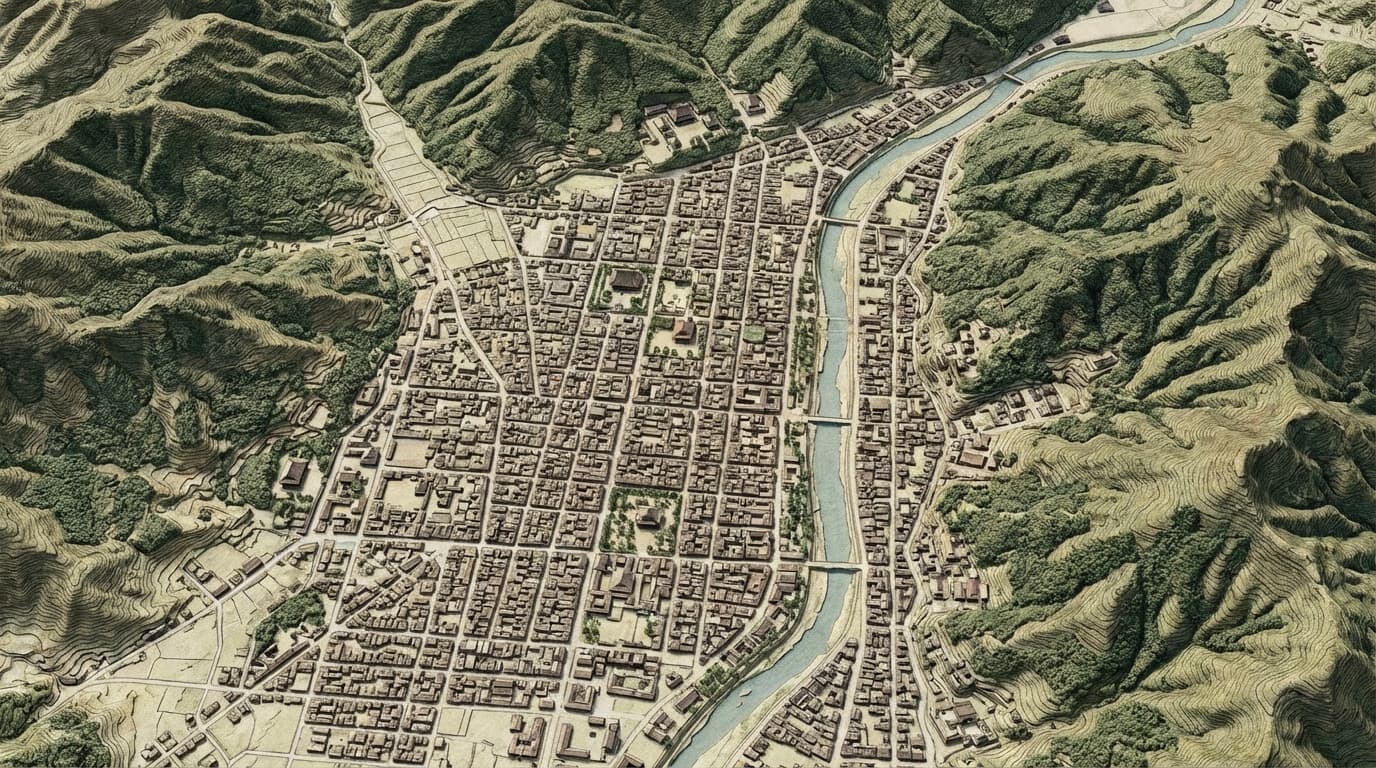 Kyoto area map